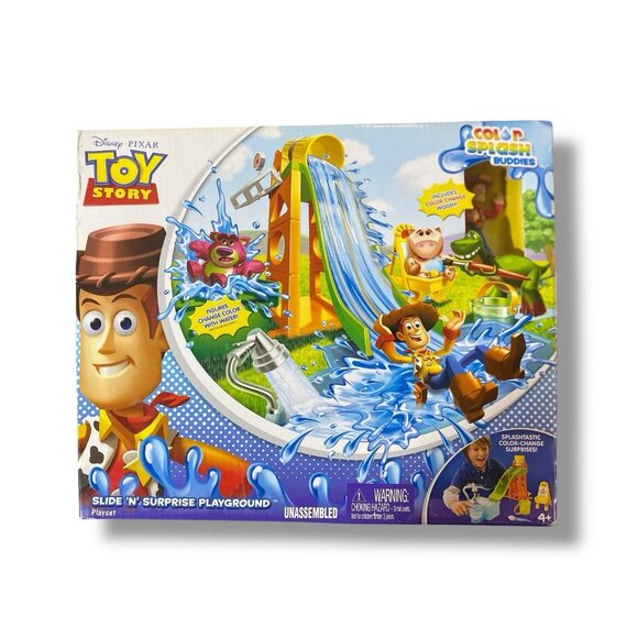 Toy Story Color Splash Buddies Slide N Surprise Playground Playset - Ultra Rare - Picture 1 of 11